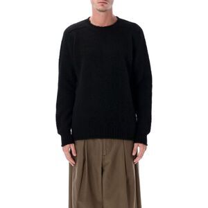 HOWLIN ' Shaggy Bear Crewneck Sweater Men BLACK Sweaters & Cardigans